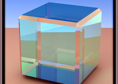 Glass Cube II, rendering
