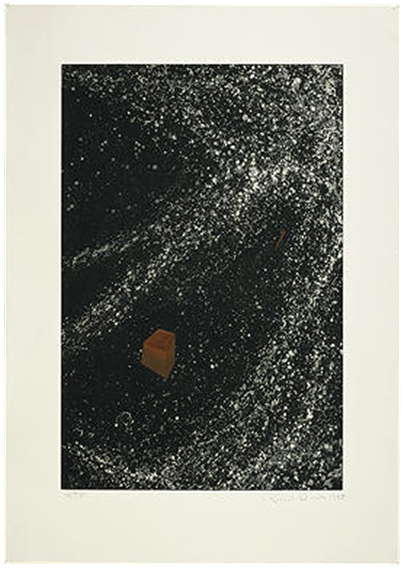 Ron Davis, Gemini print: COPPER BLOCK, published 1983