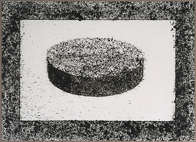 Ron Davis, Gemini print: DISC SLAB, BLACK STATE, published 1983