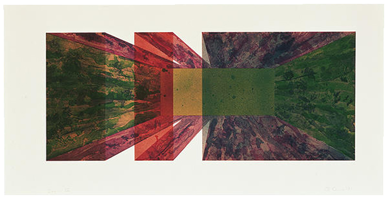 Ron Davis, Gemini print: DOUBLE SLICE, published 1972