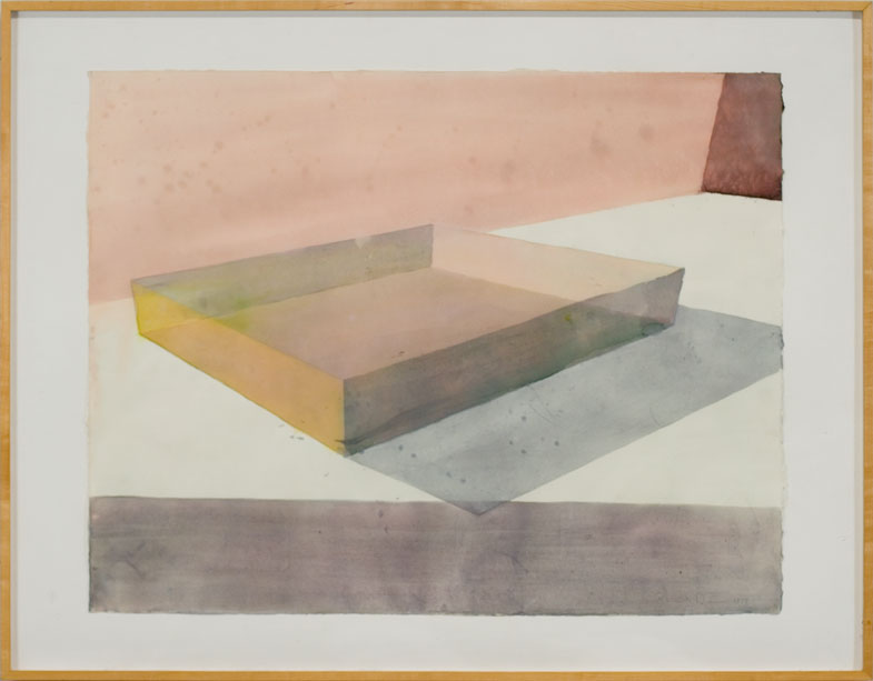 Wyoming Slab II, watercolor - 1974