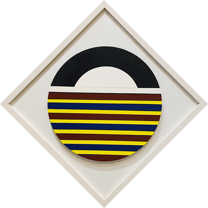 Ron Davis - Black Top Over Stripes Rotor, 2023