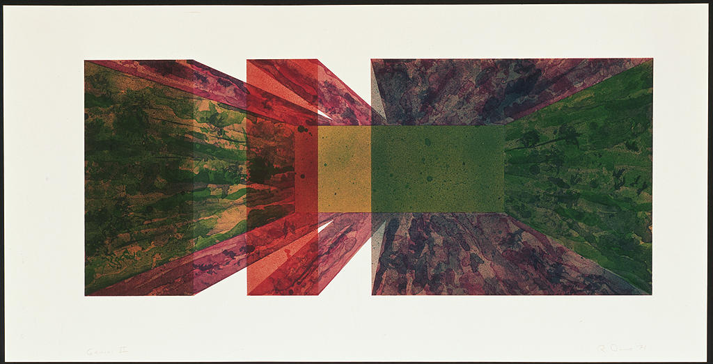 Ron Davis, Gemini print: DOUBLE SLICE, published 1972