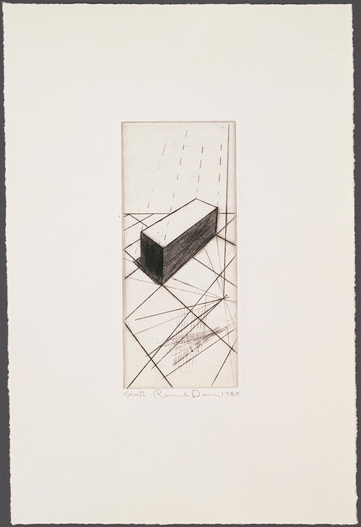 Ron Davis, Gemini print: DRYPOINT ALPHA, published 1981