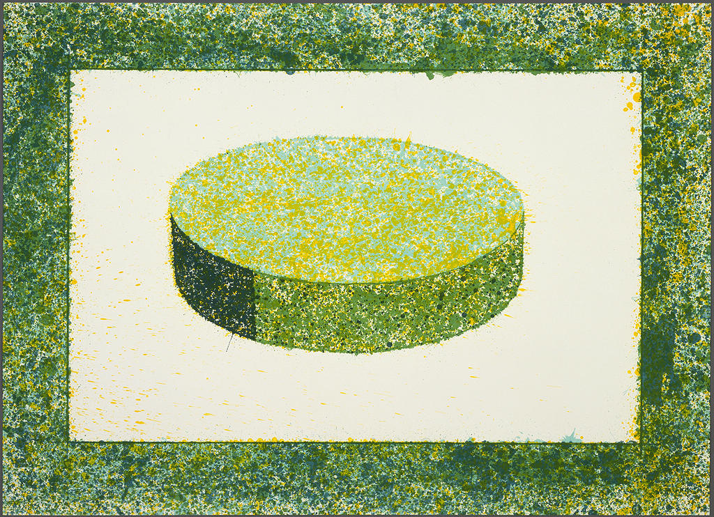 Ron Davis, Gemini print: GREEN DISC, published 1983