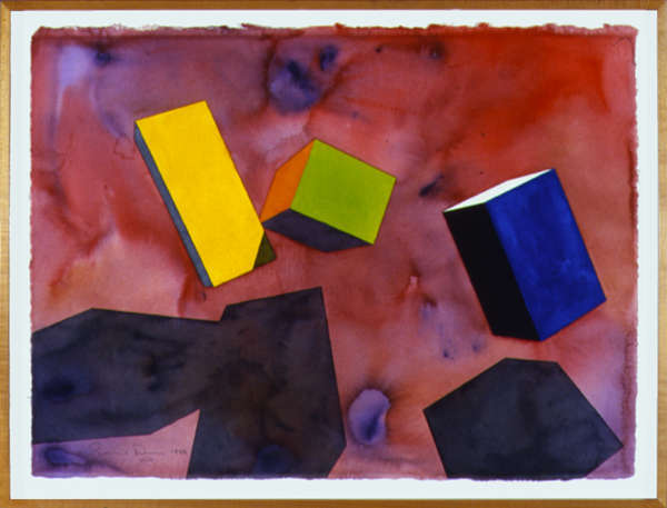 Slab, Cube, and Block (Watercolor)