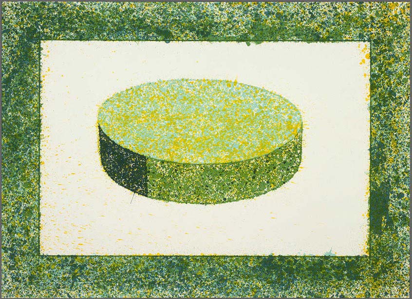 Green Disc (Lithograph)