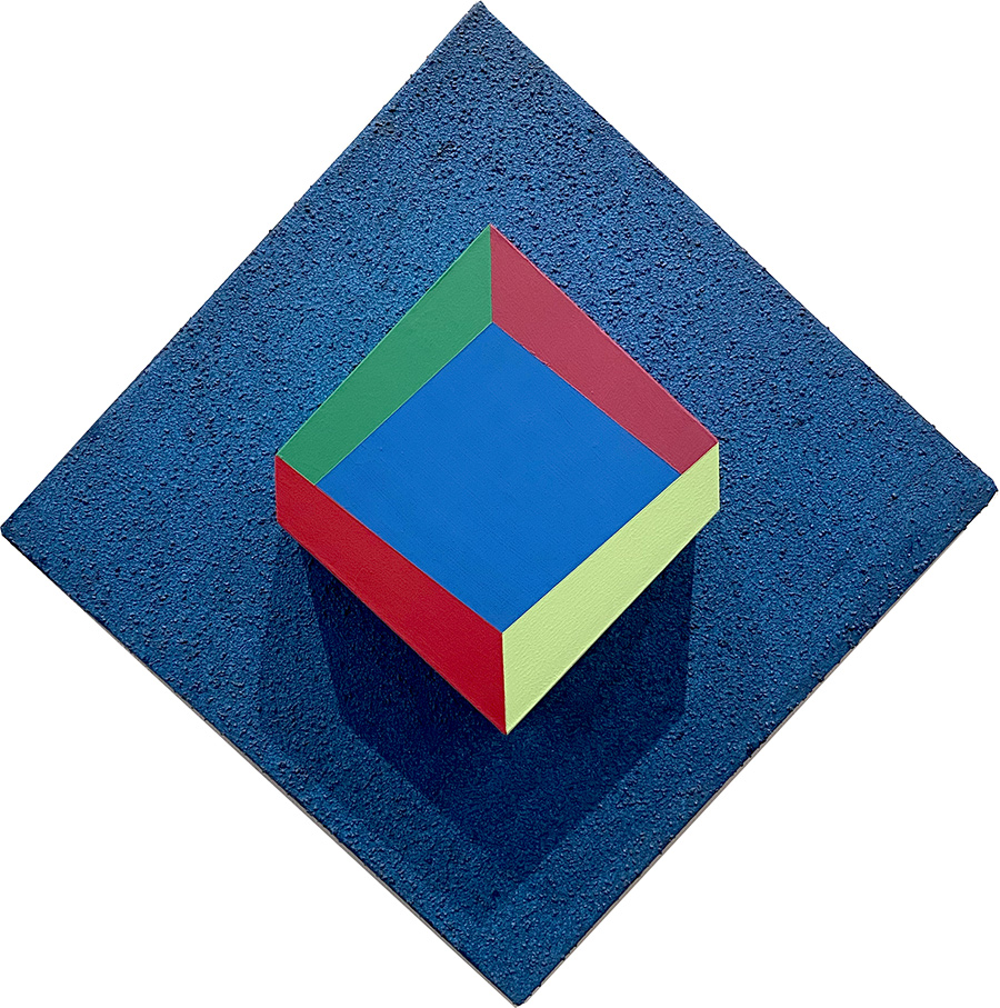 Green, Blue and Red Hexagon