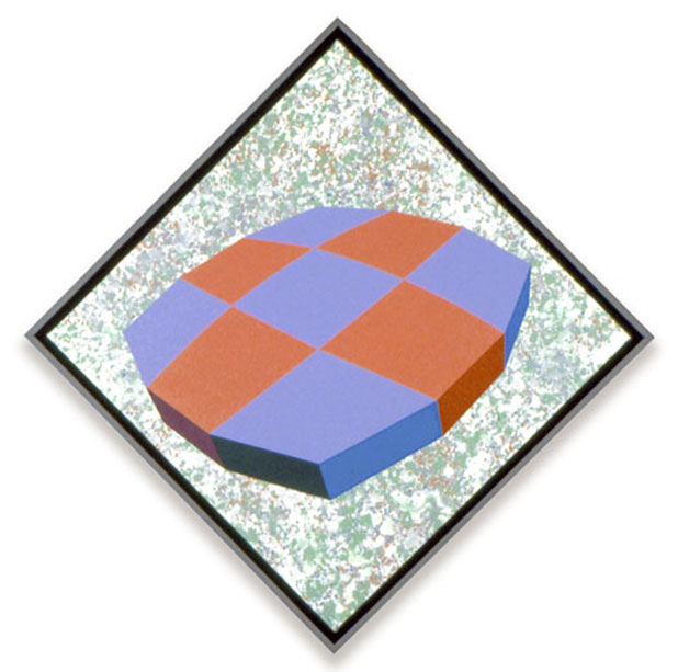 Convex Checkered Lens