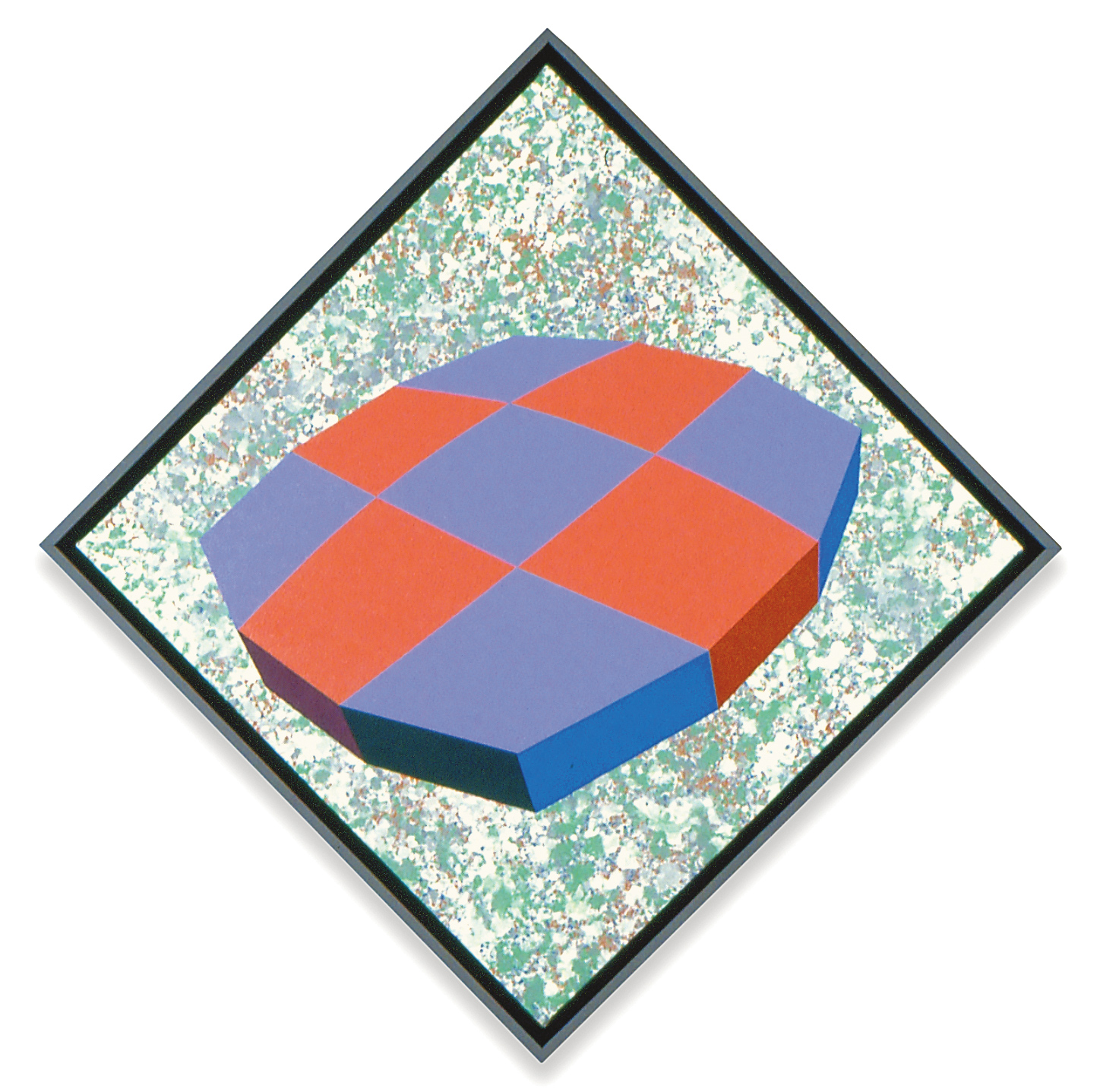 Ronald Davis - Convex<br />
Checkered Lens